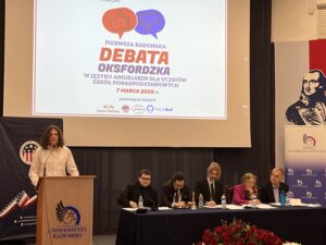 XIII LO wyróżnione w Pierwszej Radomskiej Debacie Oksfordzkiej Szkół Ponadpodstawowych