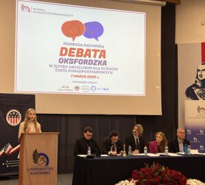 XIII LO wyróżnione w Pierwszej Radomskiej Debacie Oksfordzkiej Szkół Ponadpodstawowych